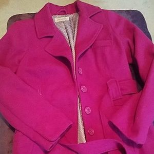 Merona fuschia coat
